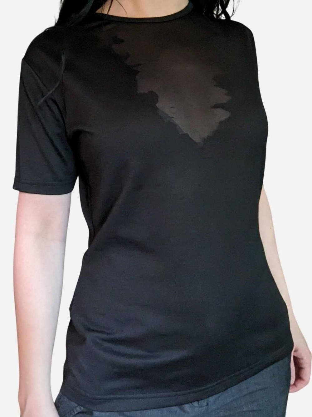 vintage 1990s sheer top